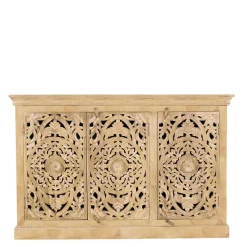 Sale Wohnen 140x90x40 3-türige Kommode mit Schnitzerei - Runiasa