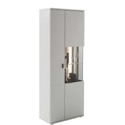Online Wohnen 75x199x37 2-türiger Wohnzimmerschrank modern - Apulco
