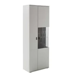 Online Wohnen 75x199x37 2-türiger Wohnzimmerschrank modern - Apulco