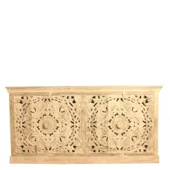 Hot Wohnen 180x90x45 4-türiges Sideboard im Ethno Stil - Runiasa