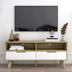 New Wohnen 140x52x40 TV Kommode im Skandi Design - Justa
