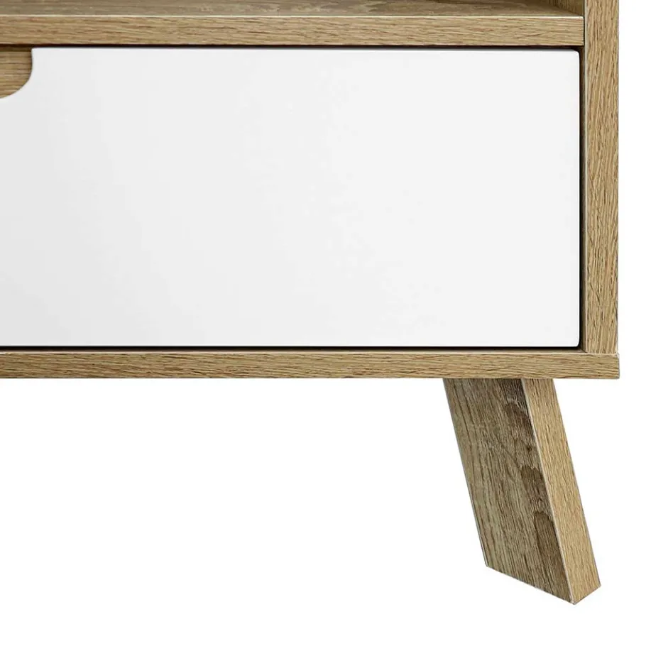 New Wohnen 140x52x40 TV Kommode im Skandi Design - Justa