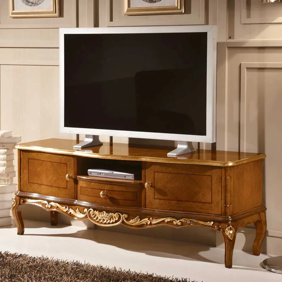 New Wohnen 150x56x49 TV Lowboard im Italienischen Stil - Aciara