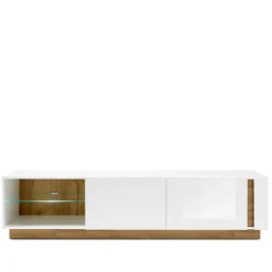 Online Wohnen 188x46x40 TV Lowboard mit 2 Klappen - Myrda
