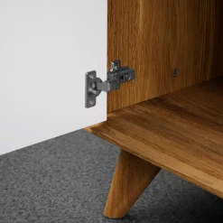 Sale Wohnen 134x48x40 TV Schrank mit Türen & Fächern - Diesta