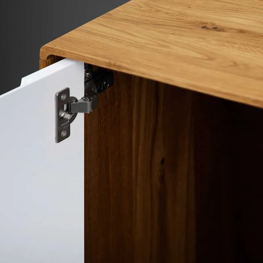 Sale Wohnen 134x48x40 TV Schrank mit Türen & Fächern - Diesta