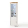 New Wohnen 73x210x40 Vitrine - modernes Landhaus - Samula