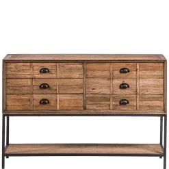 Hot Wohnen 135x90x40 Vontage Tischkonsole mit sechs Schubladen - Uvolph