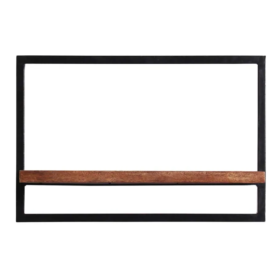 Best Wohnen 65x25x35 Wandboard aus Holz & Altmetall - Mendoza