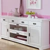 Discount Wohnen 180x84x40 Weißes Sideboard - Landhaus modern - Akbelev