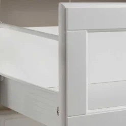 Discount Wohnen 180x84x40 Weißes Sideboard - Landhaus modern - Akbelev
