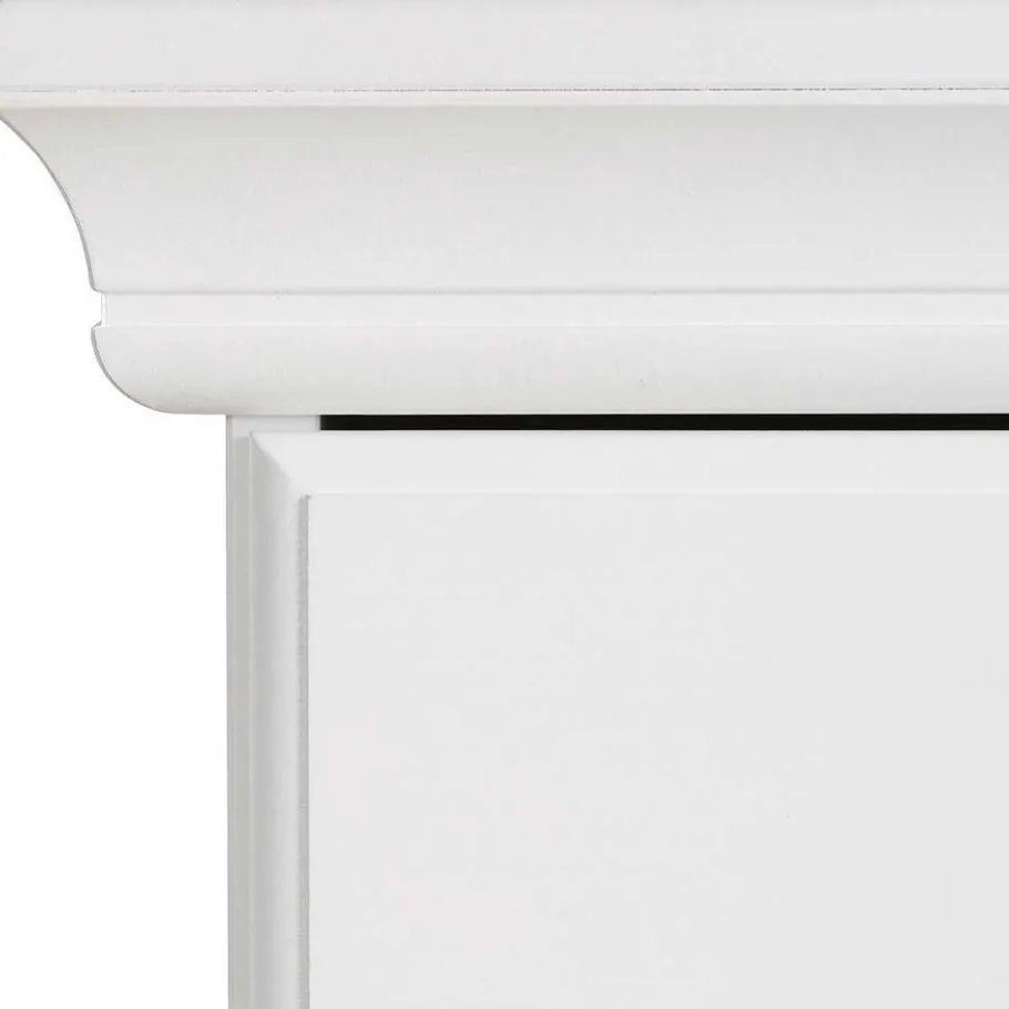 Discount Wohnen 180x84x40 Weißes Sideboard - Landhaus modern - Akbelev