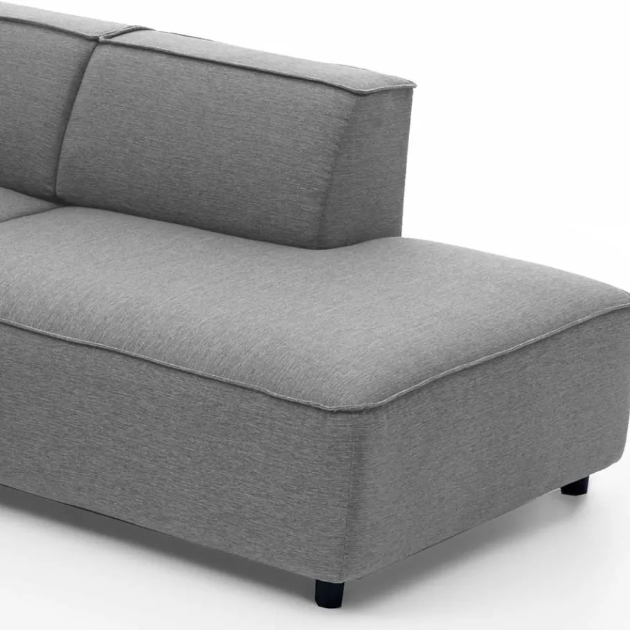 Clearance Wohnen 324x70x195 Wohnlandschaft in Hellgrau - Brianco