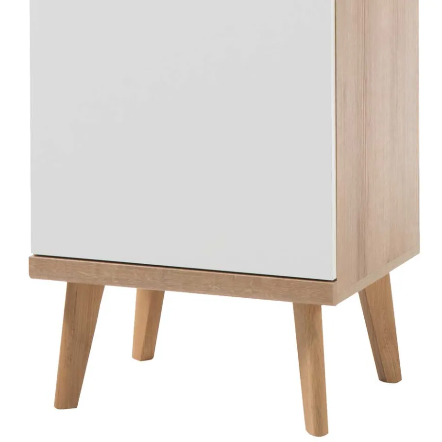 Best Wohnen 50x197x40 Wohnzimmer Schrank mit Glas - Cablos I