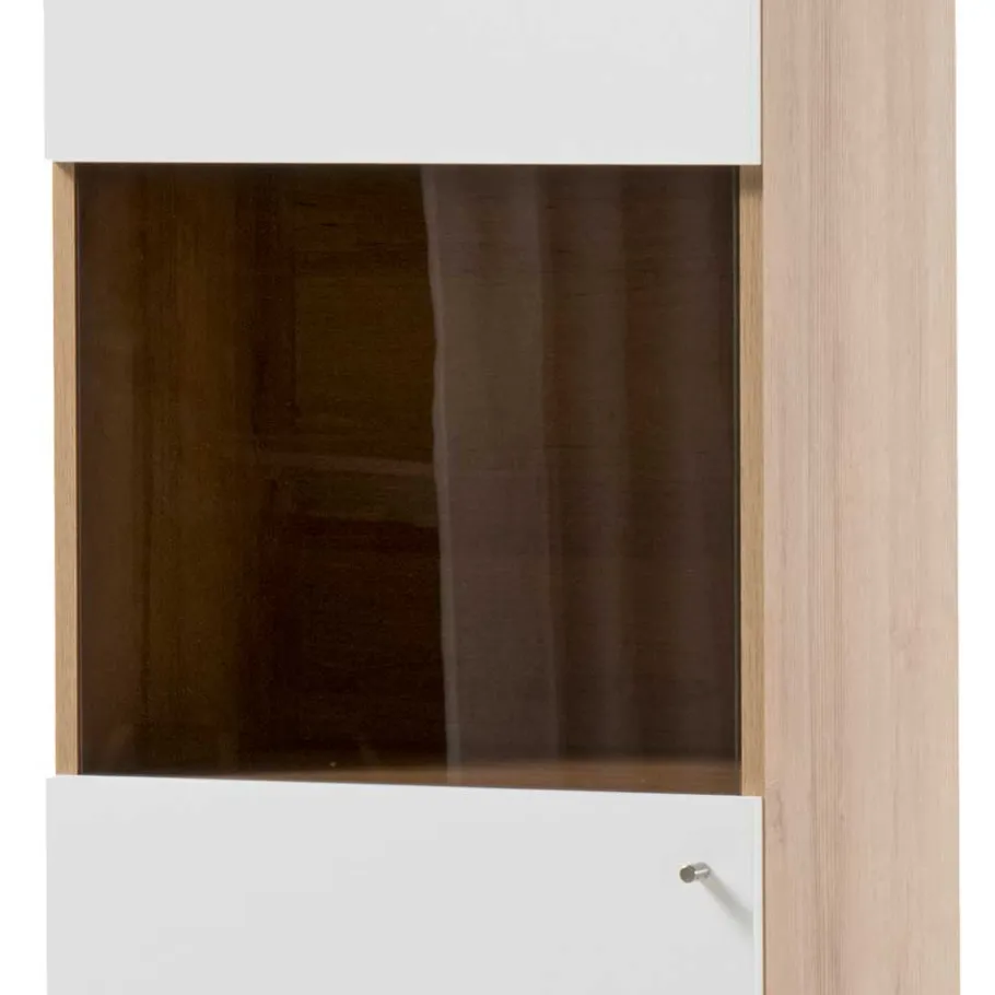 Best Wohnen 50x197x40 Wohnzimmer Schrank mit Glas - Cablos I