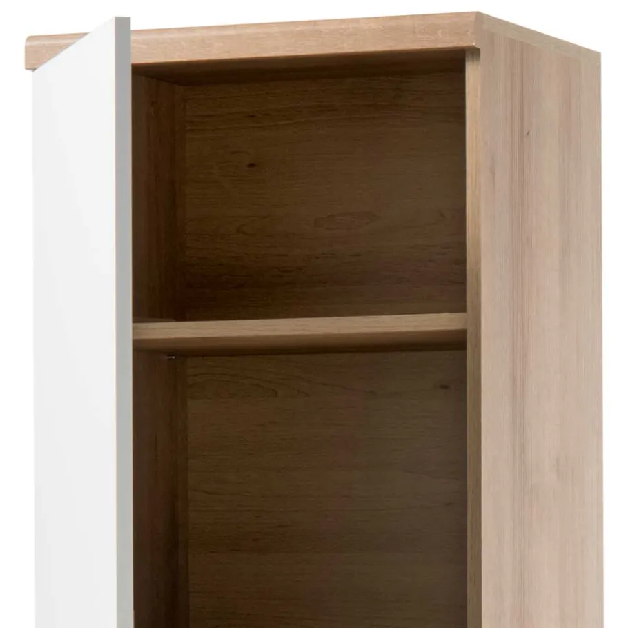 Best Wohnen 50x197x40 Wohnzimmer Schrank mit Glas - Cablos I