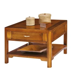 Outlet Wohnen 70x46x70 Wohnzimmertisch in italienischem Design - Vibon I