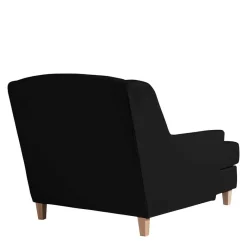 Sale Wohnen XXL Sessel in Schwarz und Buche - Presto