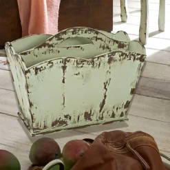 Best Wohnen Zeitschriftenständer Keopado im Shabby Chic Look