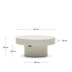 Best Wohnen Zement Couchtisch für Drinnen und Draussen - Stonya