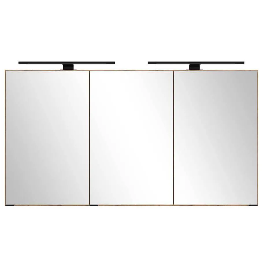 Wohnen Zweifach-Waschtisch und Spiegelschrank - Crystoga (zweiteilig)