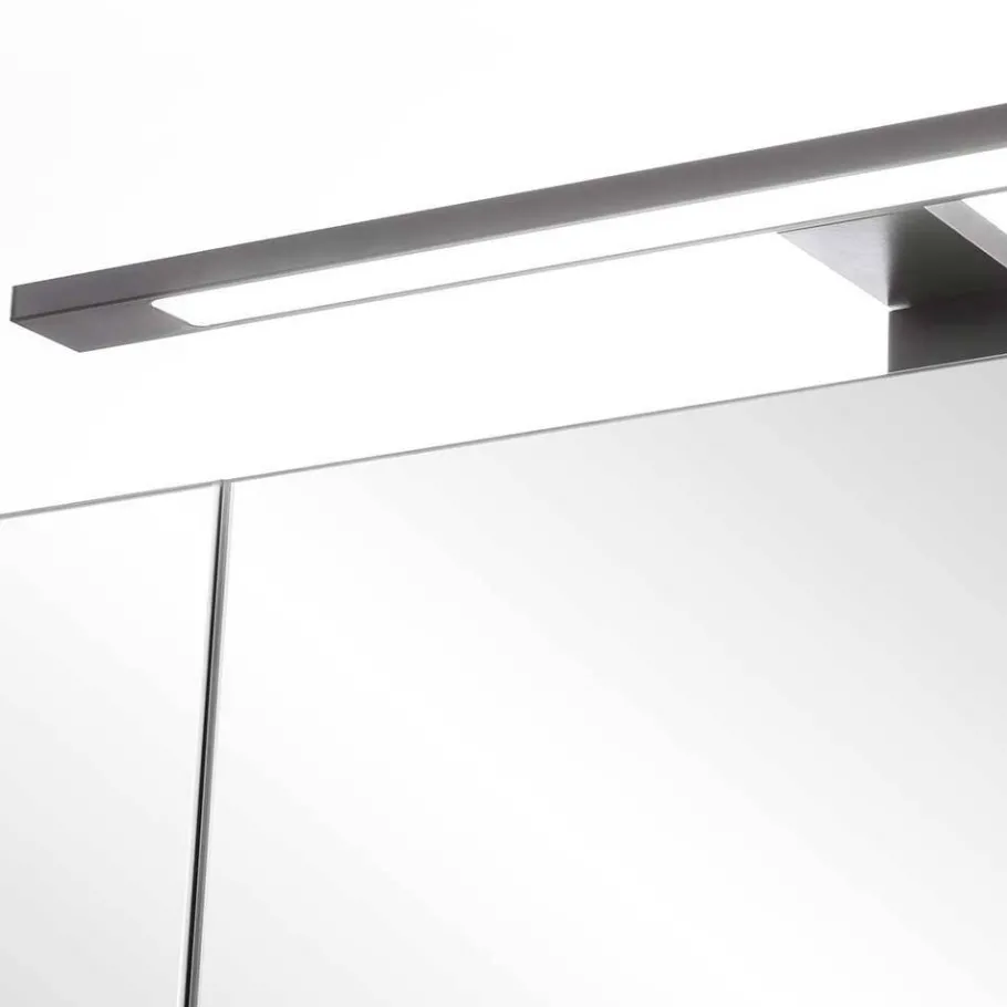 Wohnen Zweifach-Waschtisch und Spiegelschrank - Crystoga (zweiteilig)