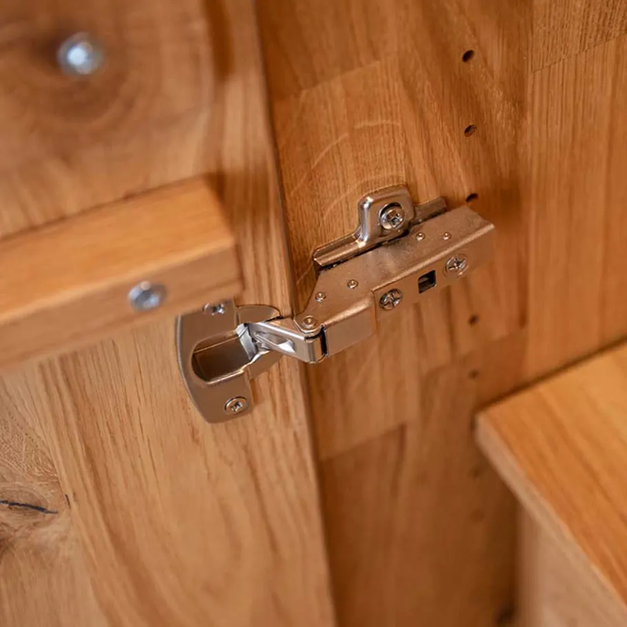 Sale Wohnen Zweifarbiger Kleiderschrank aus Eiche massiv - Agusto