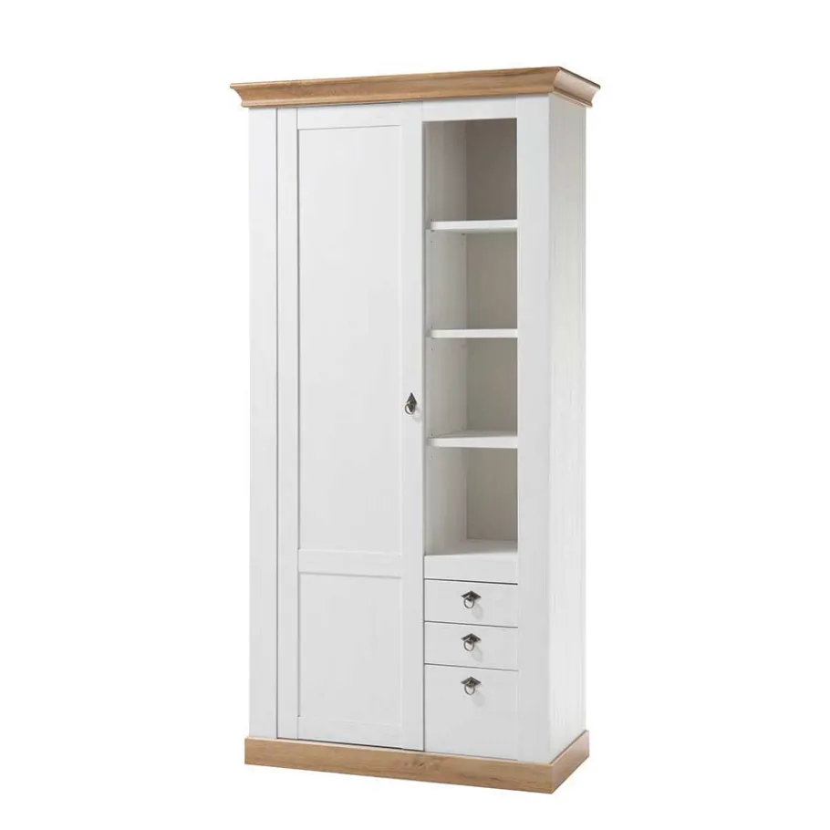 Hot Wohnen Zweifarbiges Landhausmöbel Set - Diatara I (vierteilig)
