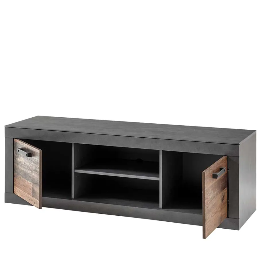Discount Wohnen Zweifarbiges TV Board 153 cm breit - Timuras