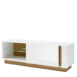 Clearance Wohnen Zweifarbiges TV Board mit Klappe - Myrda