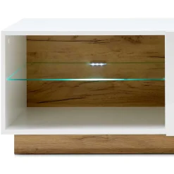 Clearance Wohnen Zweifarbiges TV Board mit Klappe - Myrda