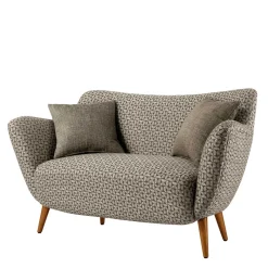 New Wohnen Zweisitzer Designsofa in Beige Braun gemustert - Regiovs