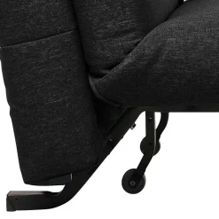 Online Wohnen Zweisitzer Faltsofa in Schwarz - Lardias