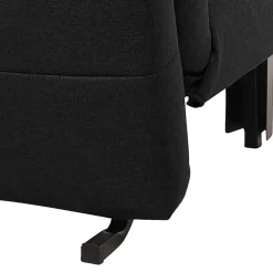 Online Wohnen Zweisitzer Faltsofa in Schwarz - Lardias