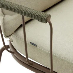Sale Wohnen Zweisitzer Gartensofa in Braun - Ragusca
