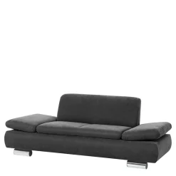 Sale Wohnen Zweisitzer Sofa aus Velours Anthrazit - Venezia