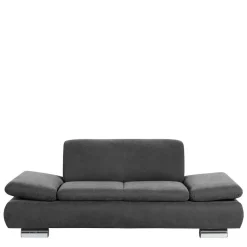 Sale Wohnen Zweisitzer Sofa aus Velours Anthrazit - Venezia