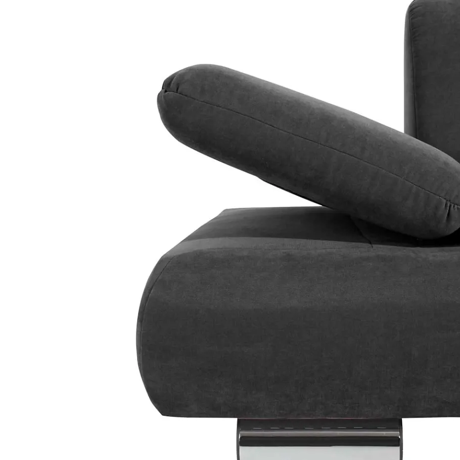 Sale Wohnen Zweisitzer Sofa aus Velours Anthrazit - Venezia