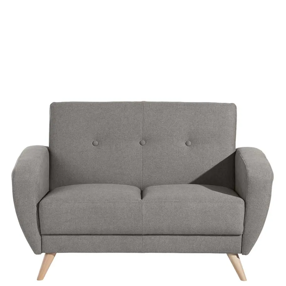 Sale Wohnen Zweisitzer Sofa in Grau Microfaser - Durencas