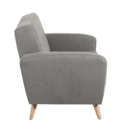Sale Wohnen Zweisitzer Sofa in Grau Microfaser - Durencas