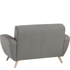Sale Wohnen Zweisitzer Sofa in Grau Microfaser - Durencas
