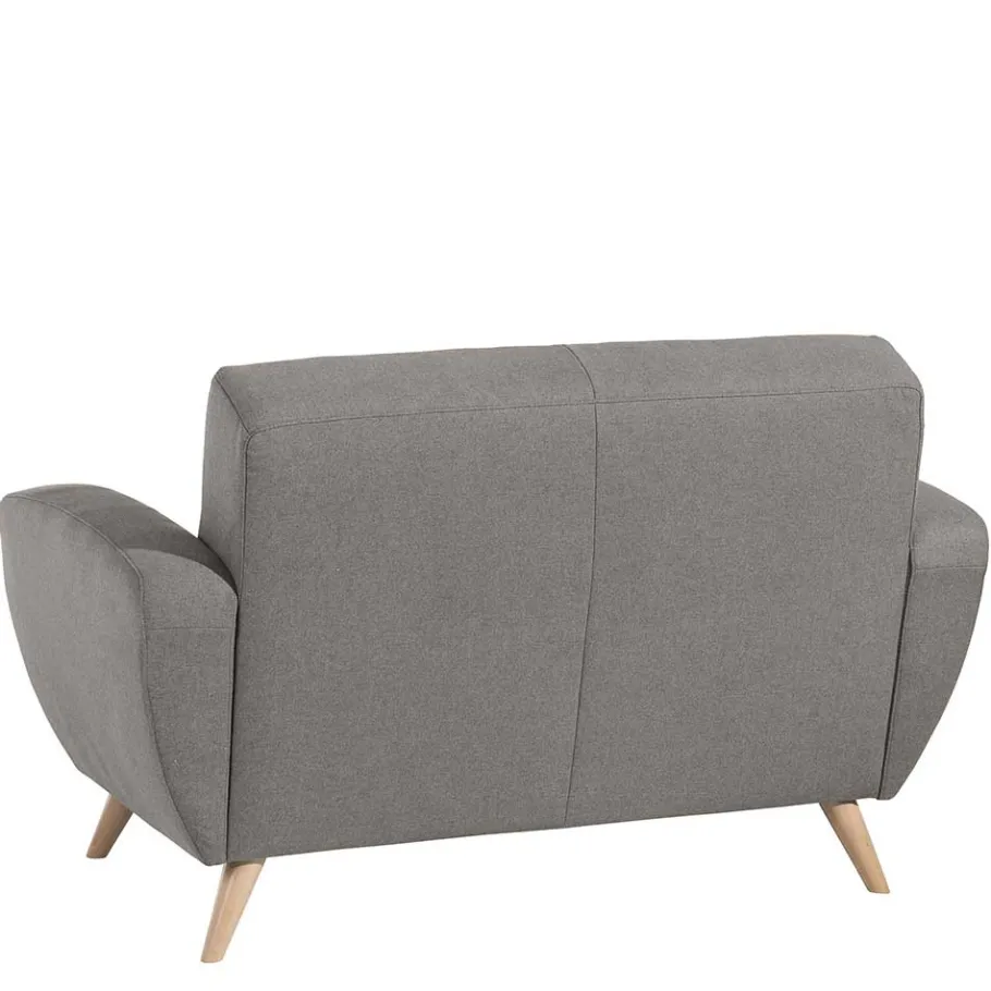 Sale Wohnen Zweisitzer Sofa in Grau Microfaser - Durencas