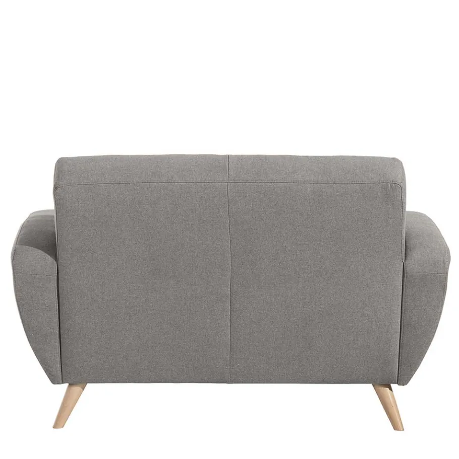 Sale Wohnen Zweisitzer Sofa in Grau Microfaser - Durencas