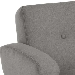 Sale Wohnen Zweisitzer Sofa in Grau Microfaser - Durencas