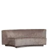 Hot Wohnen Zweisitzer Sofa in Taupe Chenille - Fridelia