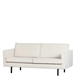 New Wohnen Zweisitzer Wohnzimmercouch in Beige Boucle - Elisa