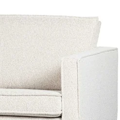 New Wohnen Zweisitzer Wohnzimmercouch in Beige Boucle - Elisa