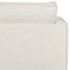 New Wohnen Zweisitzer Wohnzimmercouch in Beige Boucle - Elisa