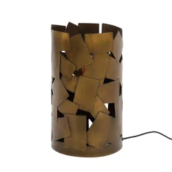 Best Wohnen Zylindrische Tischlampe in Bronze Antik - Standing